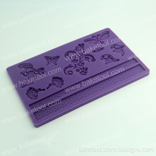Butterfliers Shape Silicone Mold for Cake Fondant Decorating